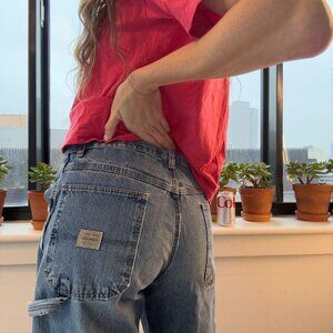 Wrangler Carpenter Jeans 30x32 Vintage Style Workwear Denim Utility Pants